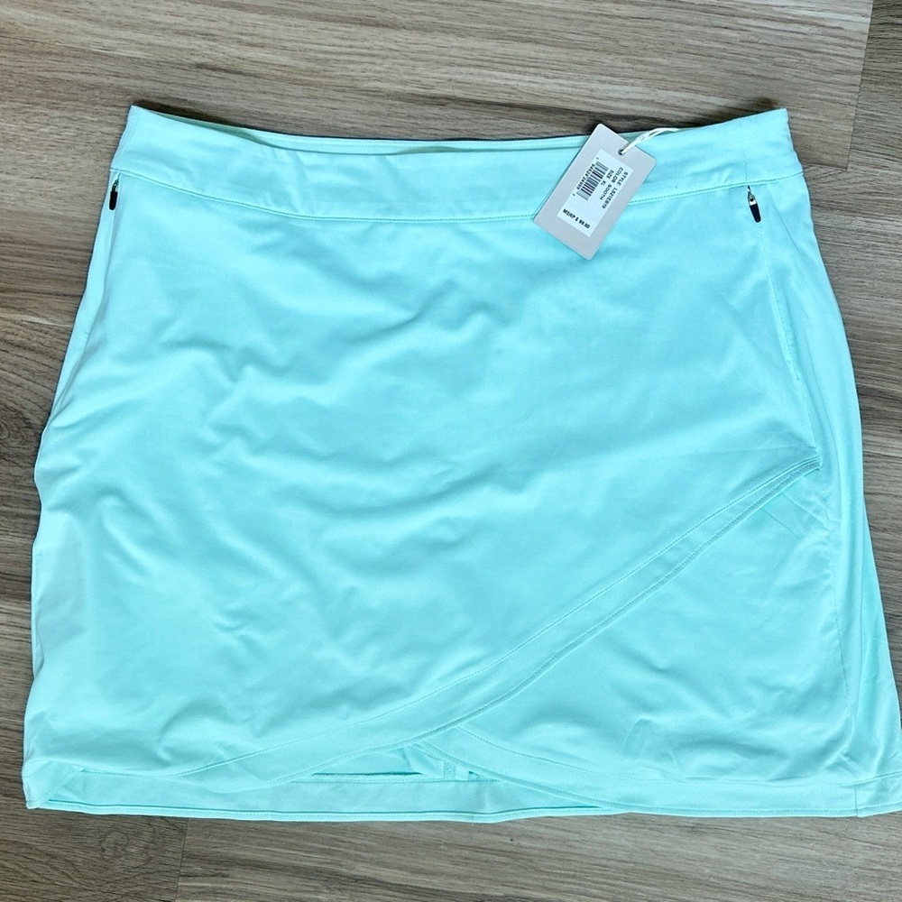 NEW WOMENS PETER MILLAR ATHLETIC SKORT SKIRT / XL/ NWT/MINT (TURQUOISE)